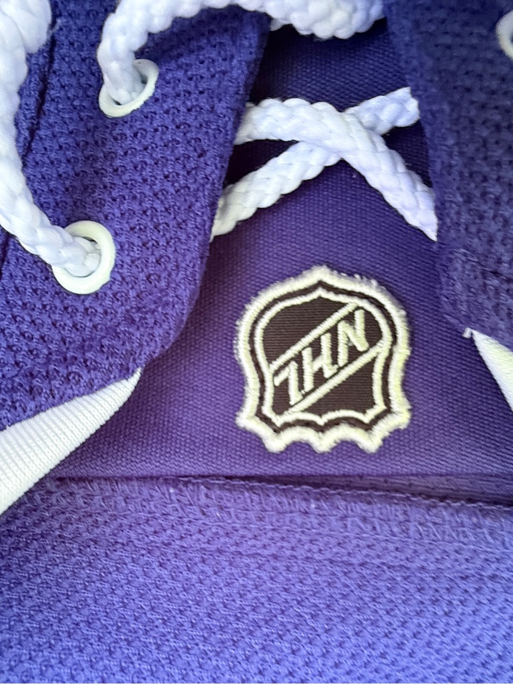 Reebok Purple and White Toronto Maple Leafs Hockey Jersey - Picture 3 of 7